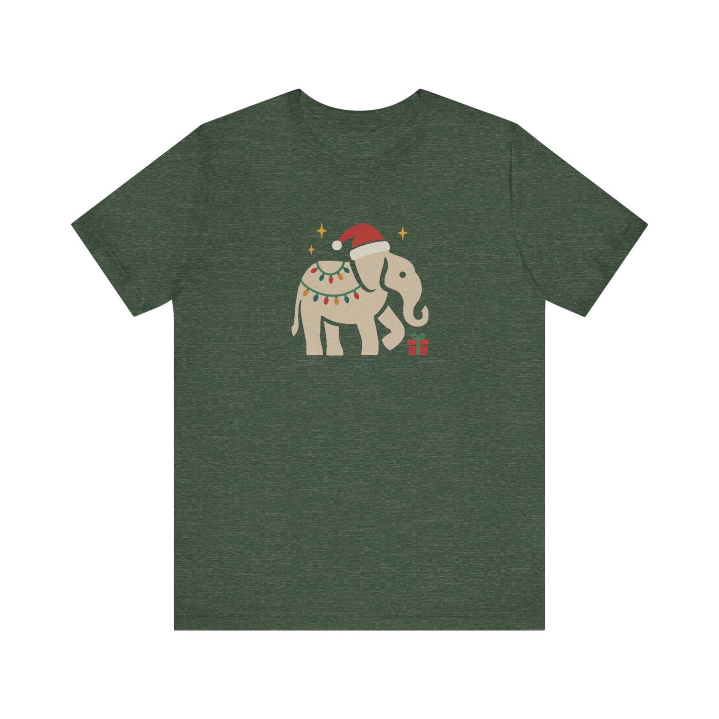 White Elephant Season — Retro Christmas Graphic Tee (Dark)