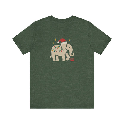 White Elephant Season — Retro Christmas Graphic Tee (Dark)