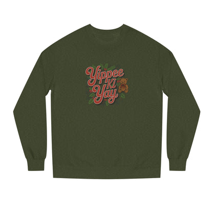 Yippee Ki Yay — Die Hard Retro Christmas Sweatshirt (Dark)