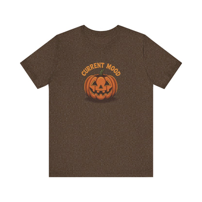 Current Mood (Vintage Jack) — Retro Halloween Tee (Dark)