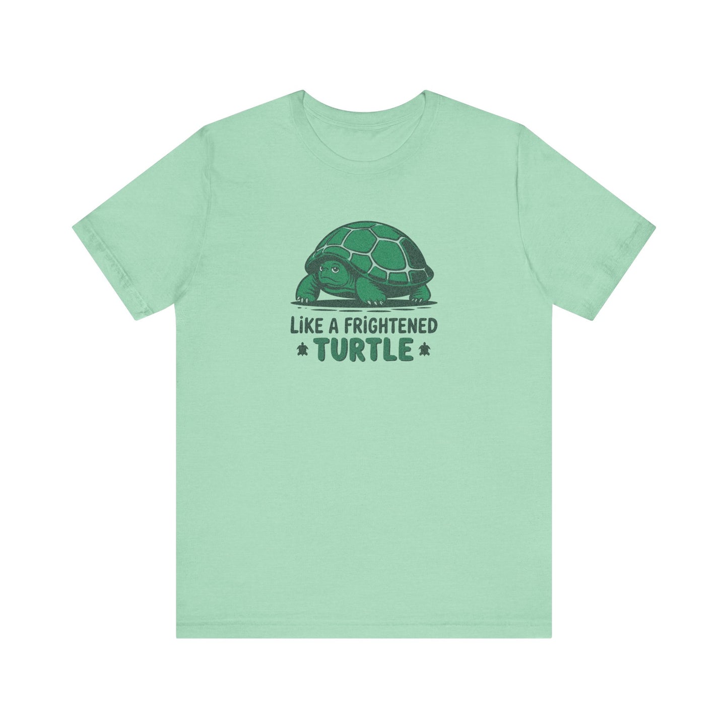 Like a Frightened Turtle — George Costanza Shrinkage Retro Tee (Light)