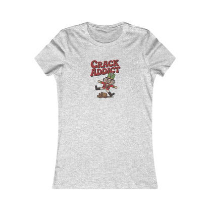 Crack Addict Nutcracker (Unhinged Remix) — Retro Women's Tee (Light)