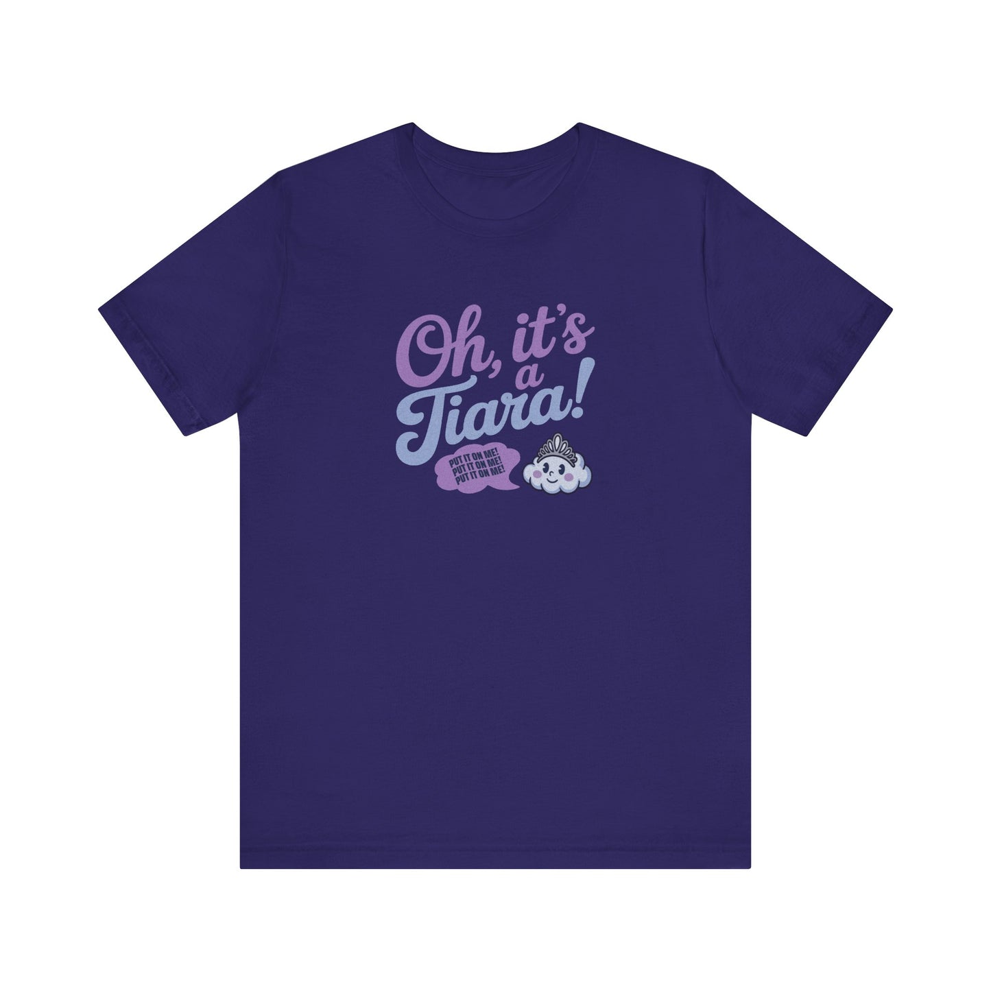 Oh, It’s a Tiara! (Put It On Me!) — Amy Farrah Fowler Retro Tee (Dark)