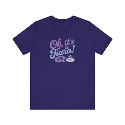 Oh, It’s a Tiara! (Put It On Me!) — Amy Farrah Fowler Retro Tee (Dark)