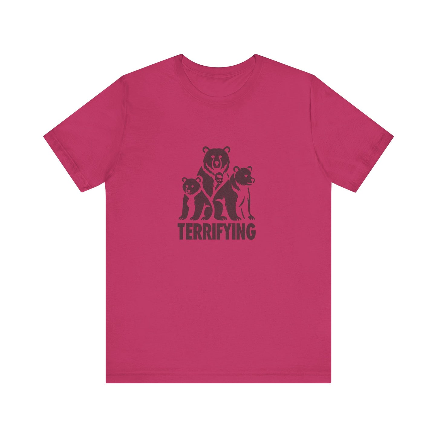 Bears Are Terrifying — Retro Silhouette Tee (Light)