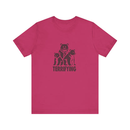 Bears Are Terrifying — Retro Silhouette Tee (Light)