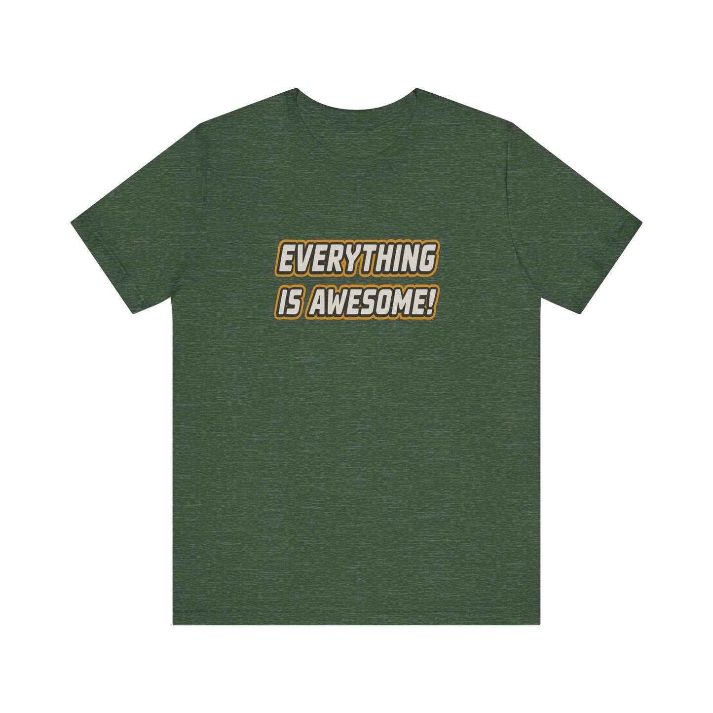 Everything is Awesome! — The LEGO Movie-Inspired Retro Tee (Dark)