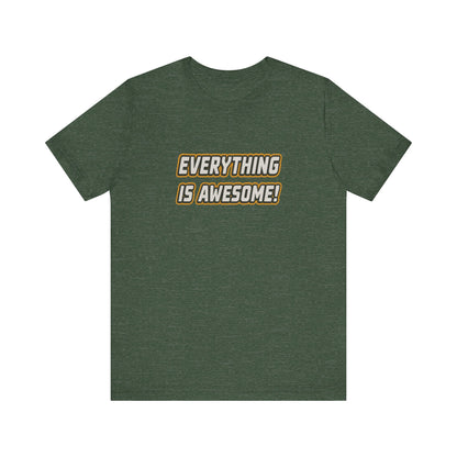 Everything is Awesome! — The LEGO Movie-Inspired Retro Tee (Dark)