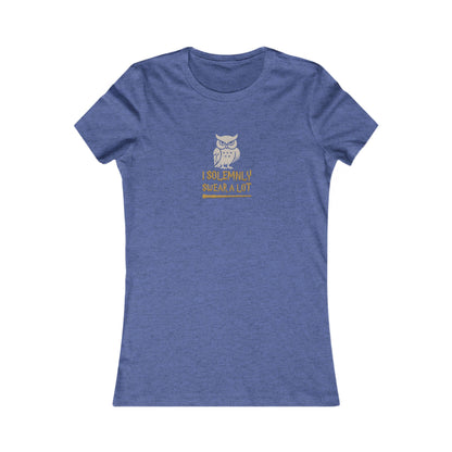 I Solemnly Swear a Lot — Harry Potter Women's Tee (Dark)