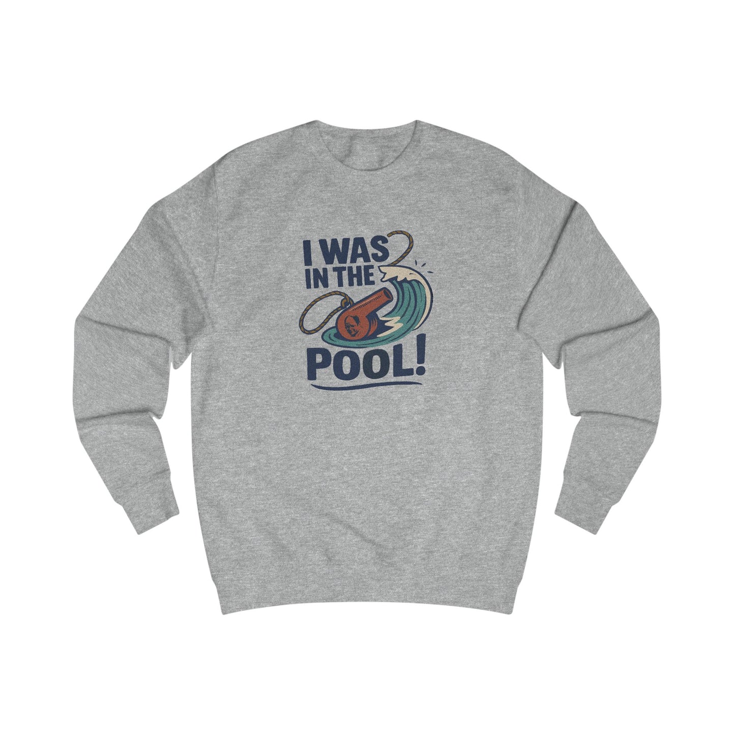 I Was in the Pool! — George Costanza Shrinkage Retro Sweatshirt (Light)