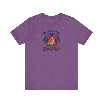 Vodka is a Bit of a Hobby — Retro Graphic Tee (Dark)