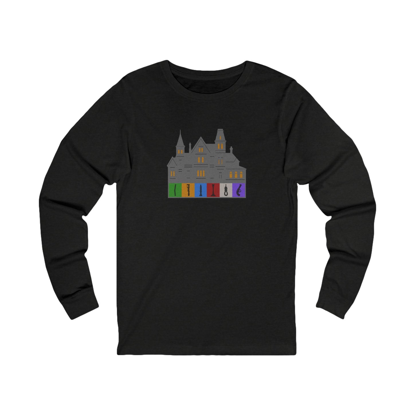 Welcome to Hill House (Off Route 41) — Clue Retro Long Sleeve (Dark)