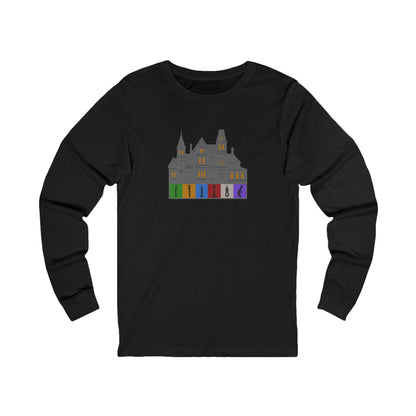 Welcome to Hill House (Off Route 41) — Clue Retro Long Sleeve (Dark)
