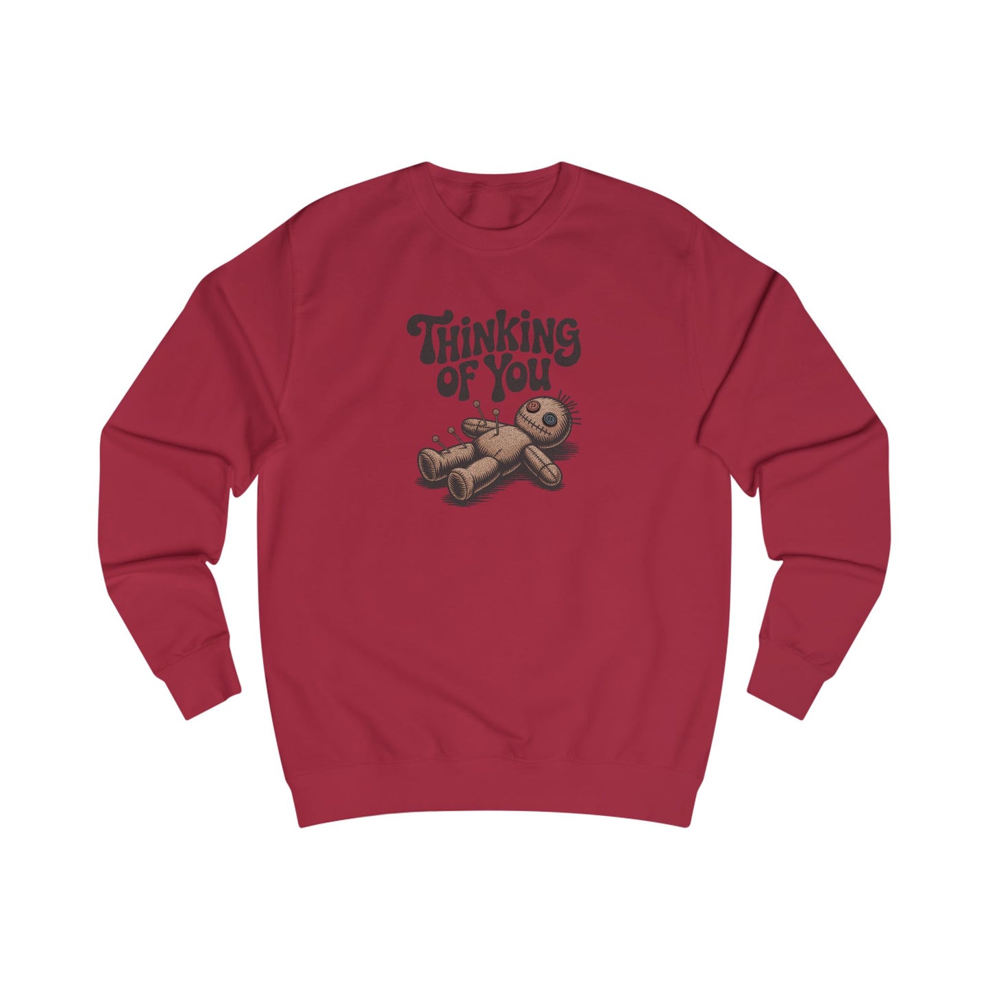 The Voodoo That You Do, So Well — Retro Voodoo Doll Sweatshirt (Light)