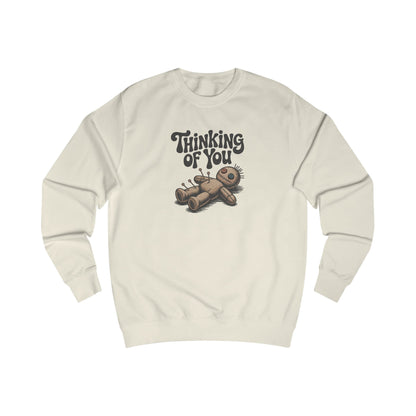 The Voodoo That You Do, So Well — Retro Voodoo Doll Sweatshirt (Light)