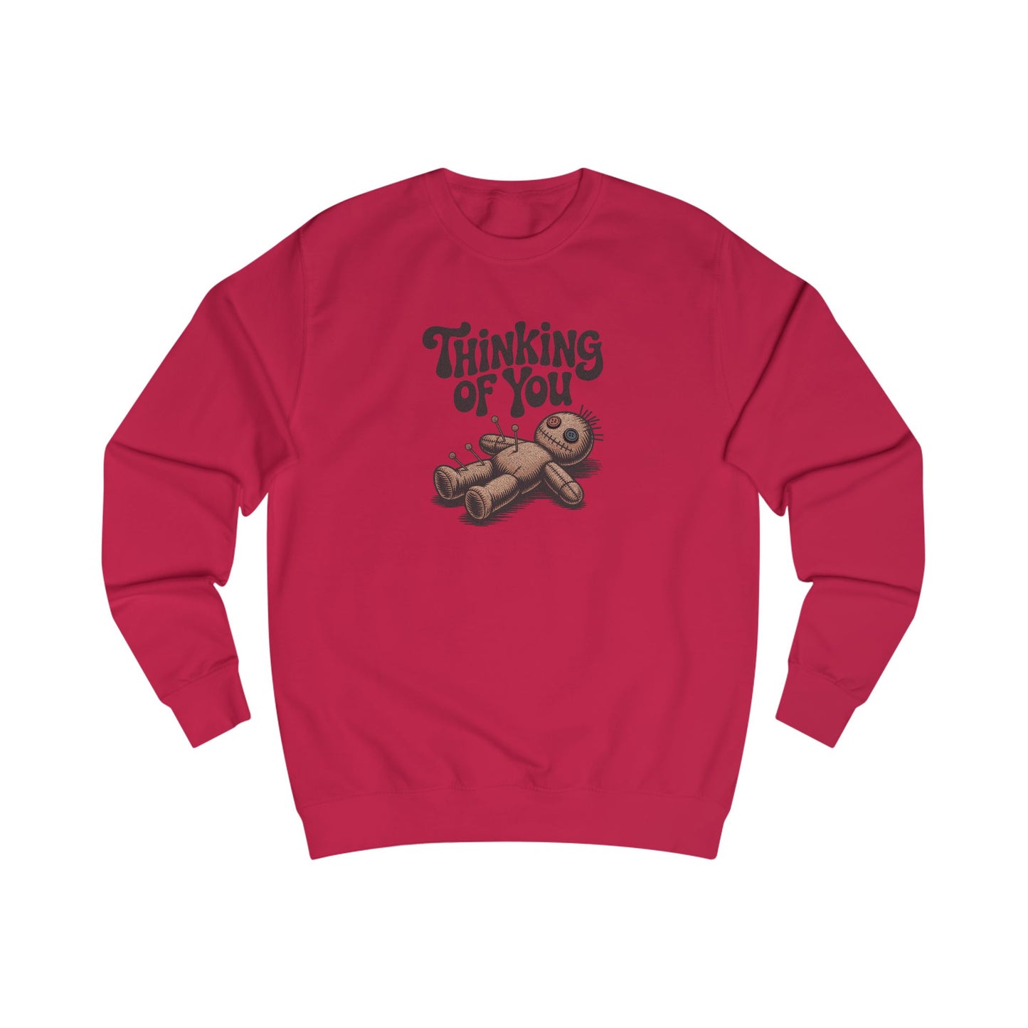 The Voodoo That You Do, So Well — Retro Voodoo Doll Sweatshirt (Light)