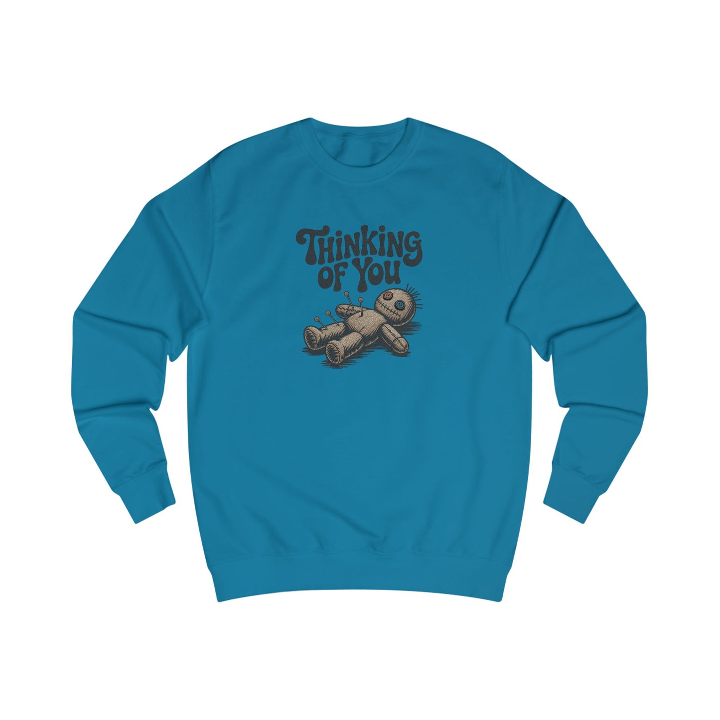 The Voodoo That You Do, So Well — Retro Voodoo Doll Sweatshirt (Light)