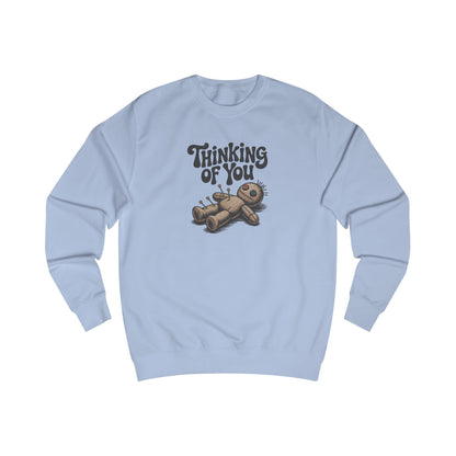 The Voodoo That You Do, So Well — Retro Voodoo Doll Sweatshirt (Light)
