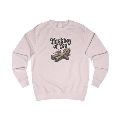 The Voodoo That You Do, So Well — Retro Voodoo Doll Sweatshirt (Light)