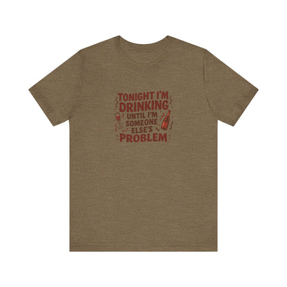 The Problem is Coming From Inside the Bar — Retro Tee (Light)