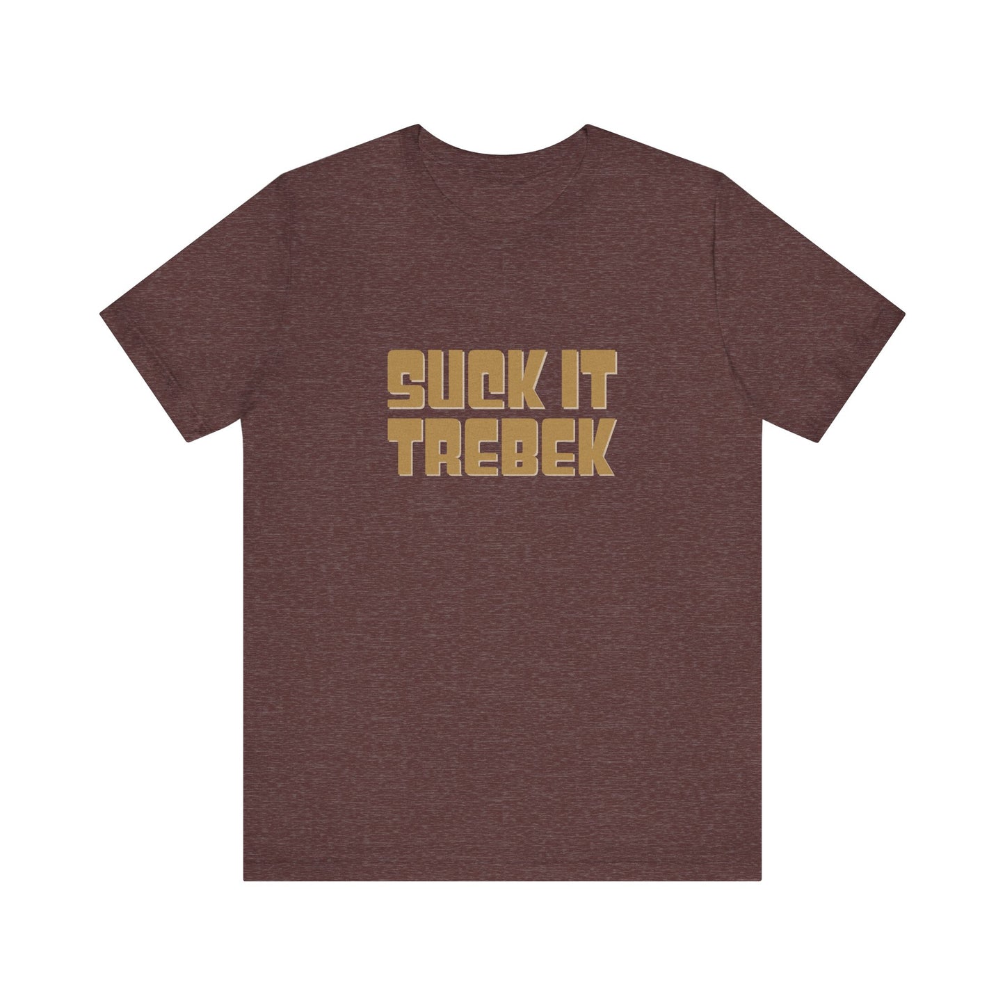 Suck It Trebek — SNL Celebrity Jeopardy Sketch Retro Tee (Dark)