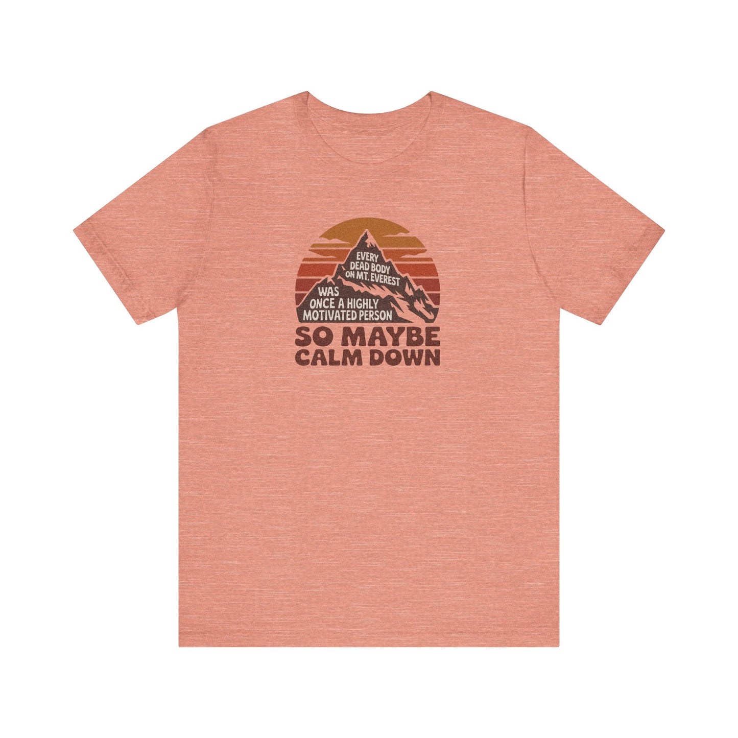 Everything in Moderation (Especially Fitness) – Mount Everest Retro Tee (Light)