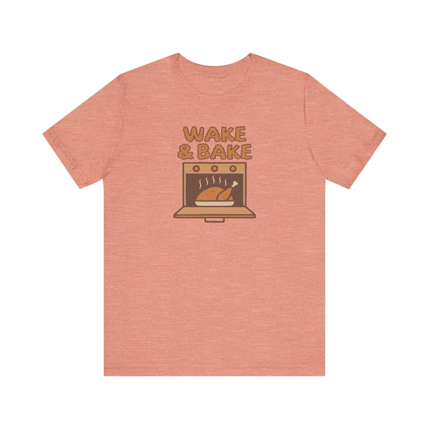 Wake & Bake — Retro Thanksgiving Turkey Tee (Light)