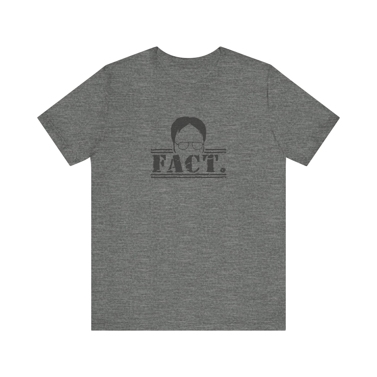 Dwight Schrute FACT. — The Office-Inspired Retro Tee (Light)