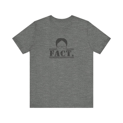 Dwight Schrute FACT. — The Office-Inspired Retro Tee (Light)