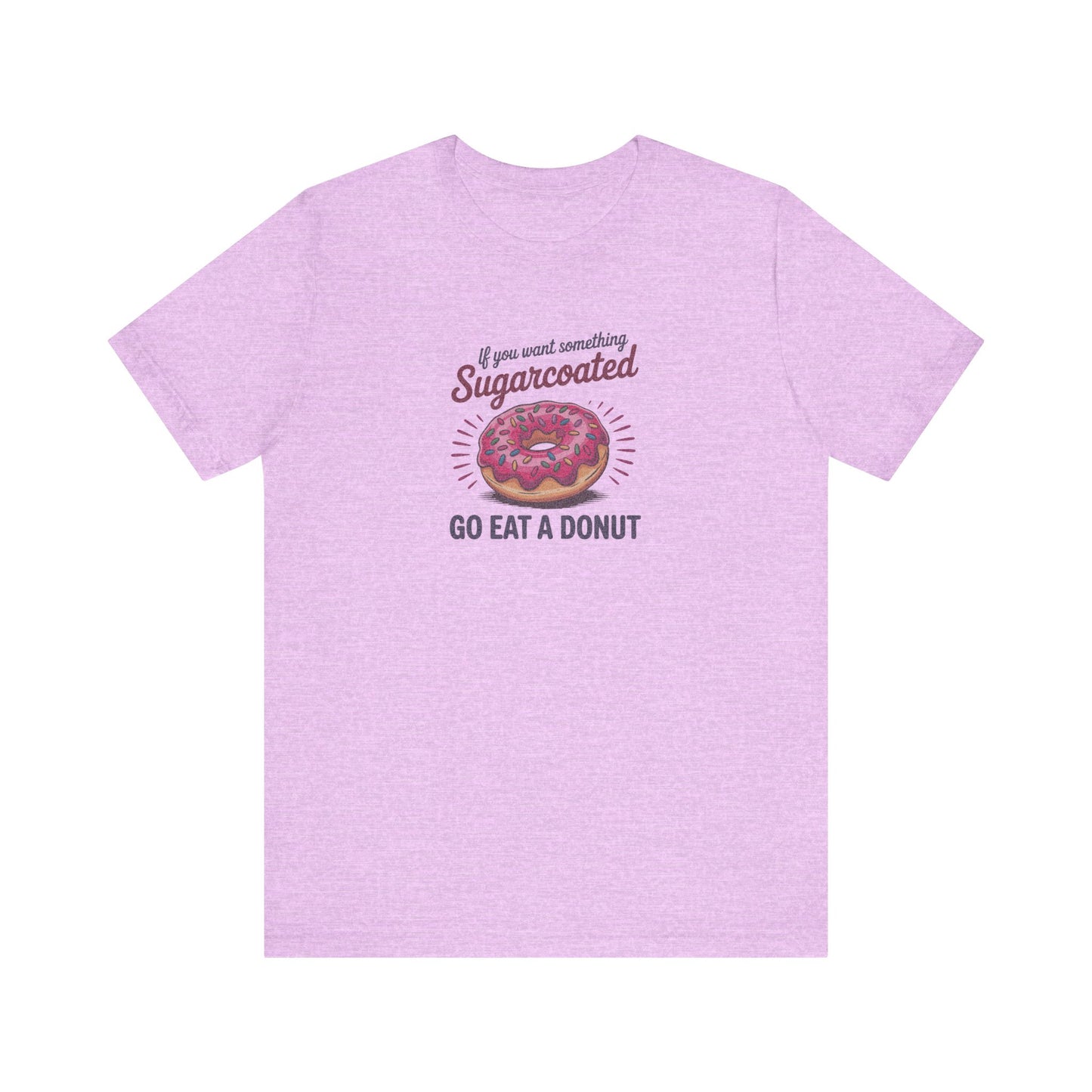 Sugarcoated (Go Eat a Donut) — Retro Graphic Tee (Light)