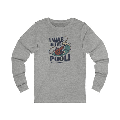 I Was in the Pool! — George Costanza Shrinkage Retro Long Sleeve (Light)