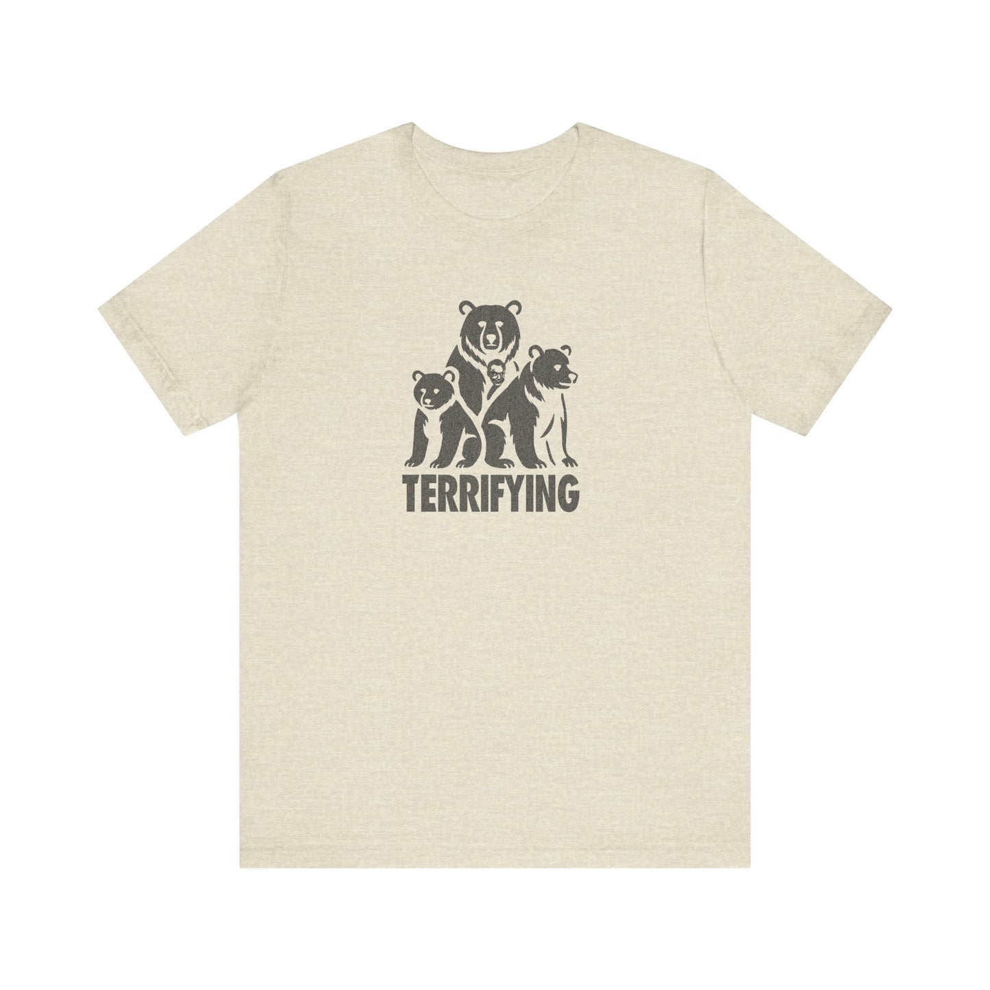 Bears Are Terrifying — Retro Silhouette Tee (Light)