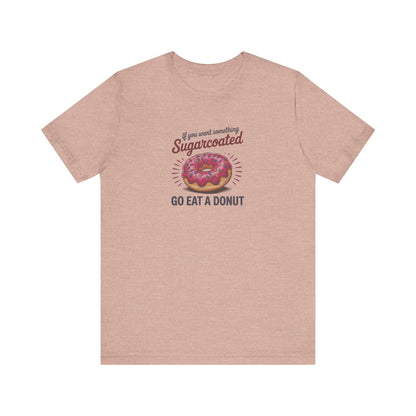Sugarcoated (Go Eat a Donut) — Retro Graphic Tee (Light)