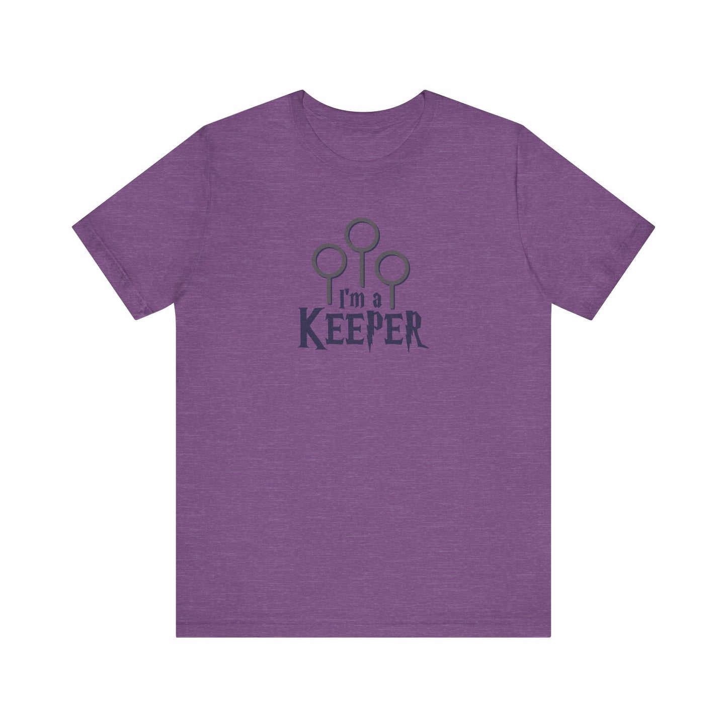 I’m a Keeper — Harry Potter Quidditch Retro Tee (Light)