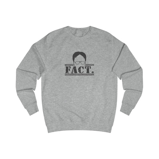 Dwight Schrute FACT. — The Office-Inspired Sweatshirt (Light)