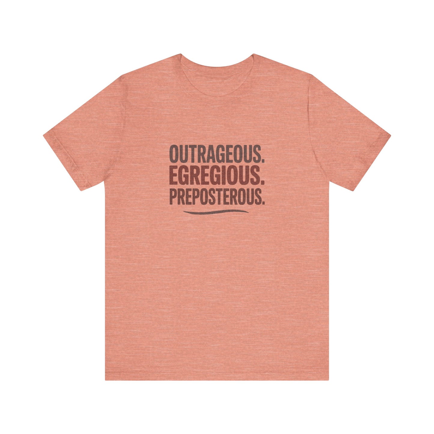 Outrageous Egregious Preposterous — Seinfeld Retro Tee (Light)