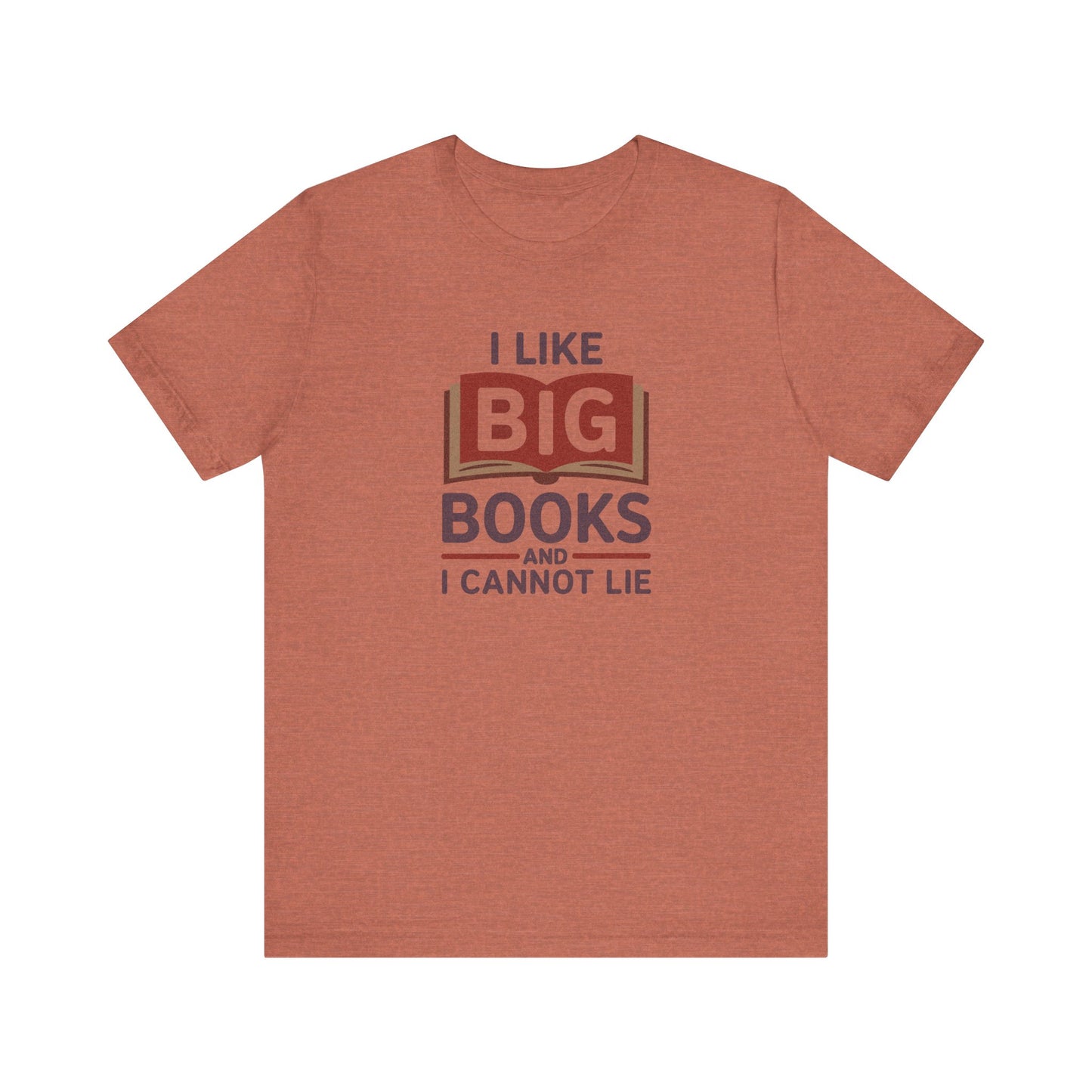 I Like Big Books and I Cannot Lie — Bibliophile Retro Tee (Light)