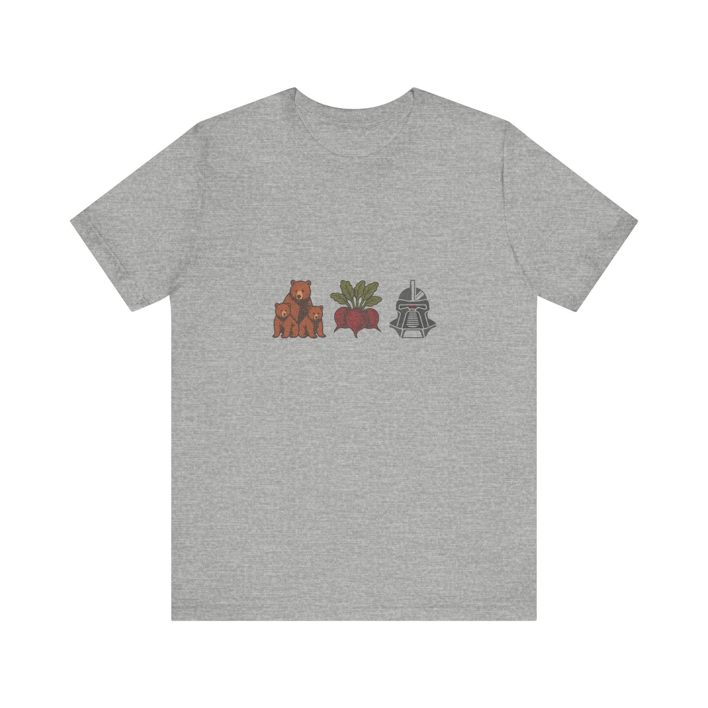 Bears, Beets, Battlestar (Icons) — Retro Tee (Light)