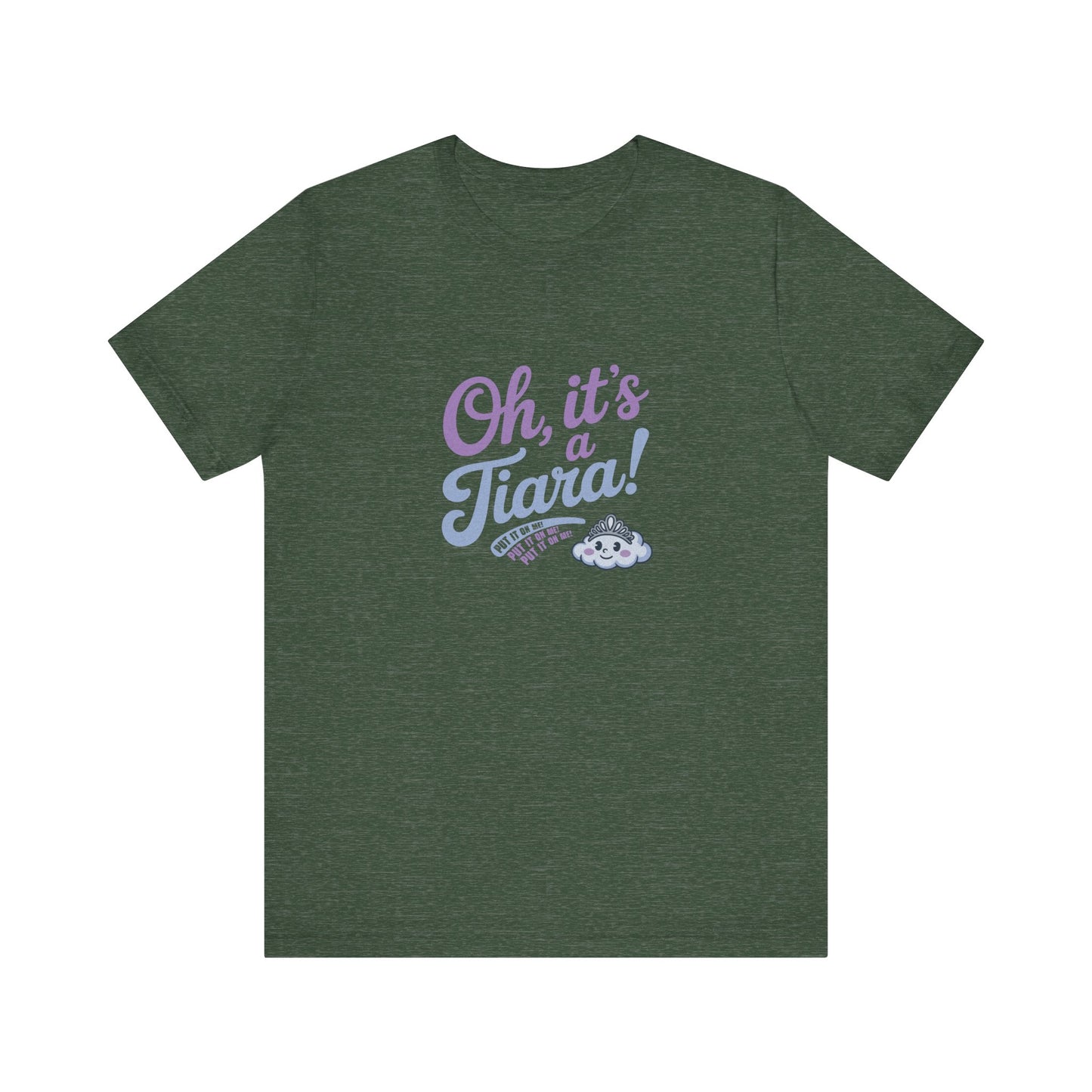 Oh, It’s a Tiara! (Put It On Me!) — Amy Farrah Fowler Retro Tee (Dark)