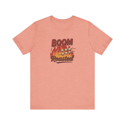 Boom, Roasted — Michael Scott Retro Tee (Light)