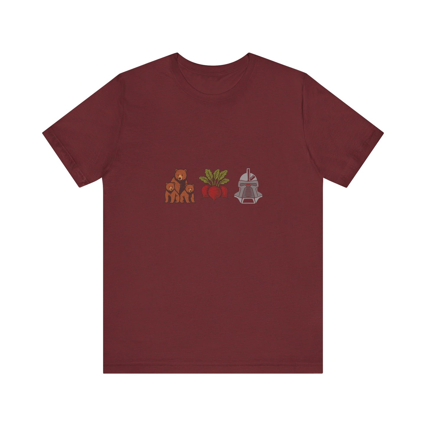 Bears, Beets, Battlestar (Icons) — Retro Tee (Dark)
