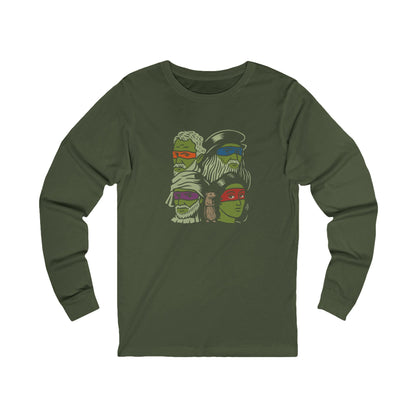 Renaissance Ninja Turtles — TMNT Retro Long Sleeve (Dark)