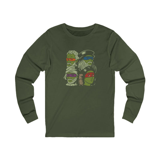 Renaissance Ninja Turtles — TMNT Retro Long Sleeve (Dark)