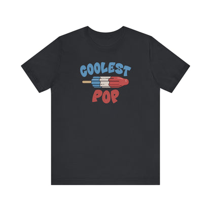 Coolest Pop Shirt — Funny Dad Gift, Retro Ice Pop Tee