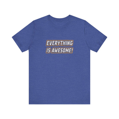 Everything is Awesome! — The LEGO Movie-Inspired Retro Tee (Dark)