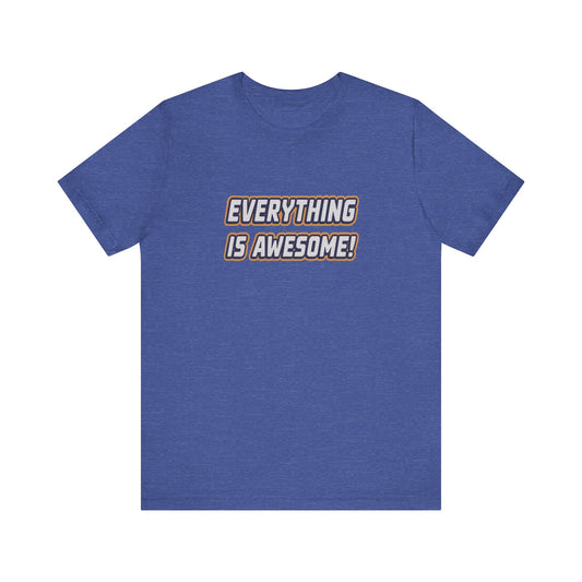 Everything is Awesome! — The LEGO Movie-Inspired Retro Tee (Dark)
