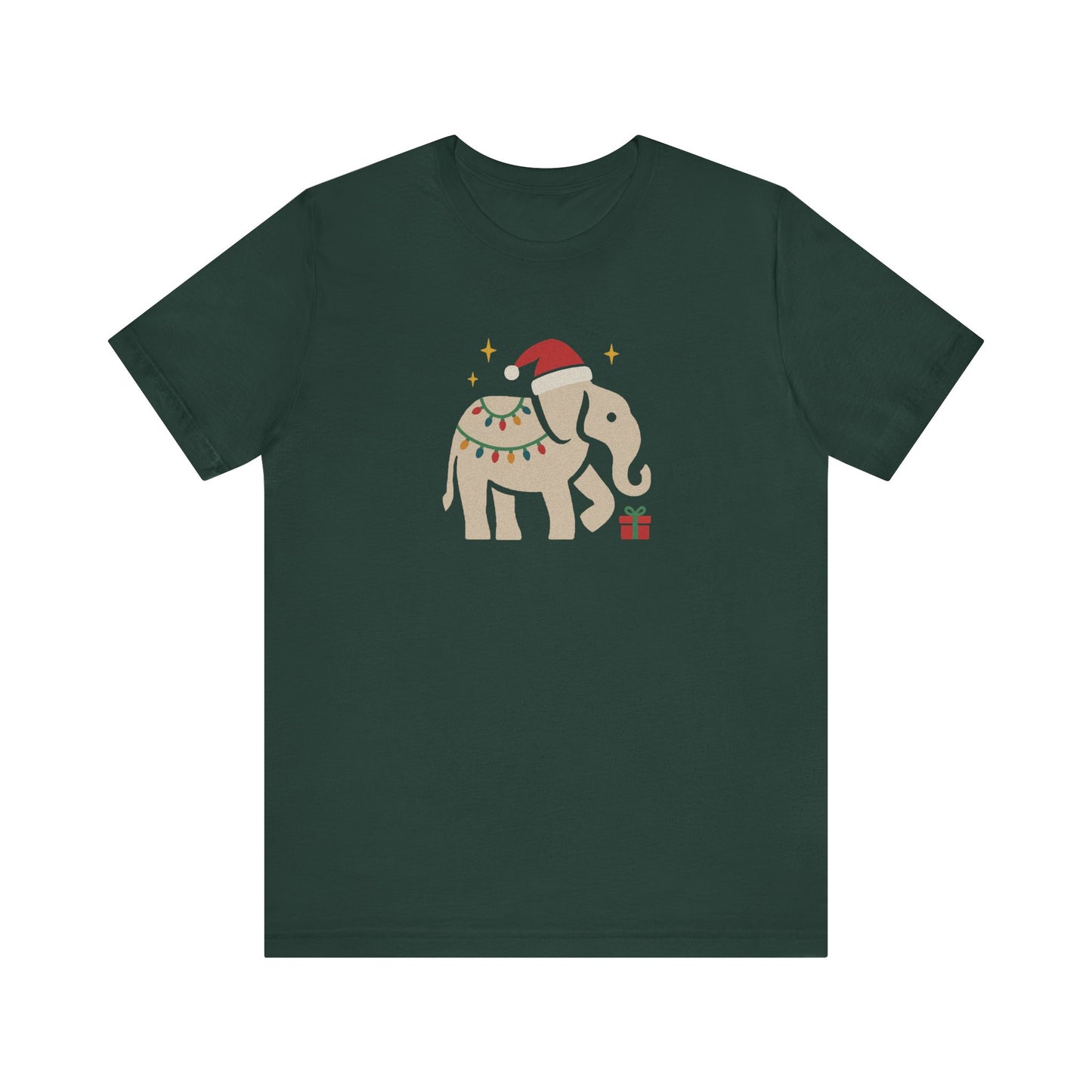 White Elephant Season — Retro Christmas Graphic Tee (Dark)