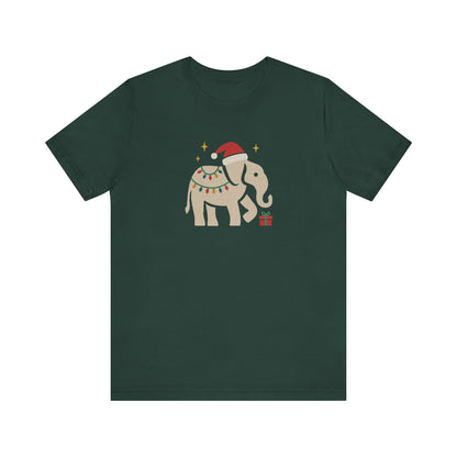 White Elephant Season — Retro Christmas Graphic Tee (Dark)