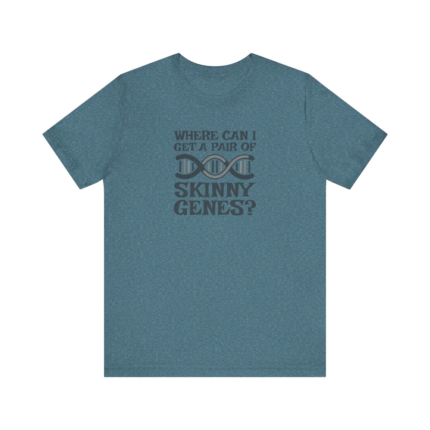 Pair of Skinny Genes — Retro Graphic Tee (Light)