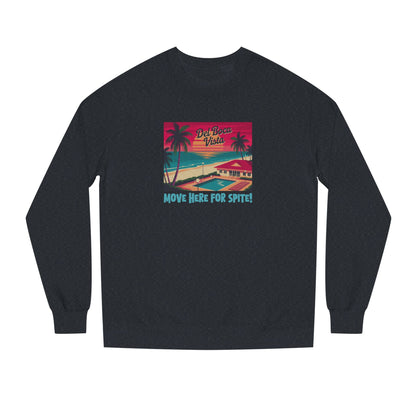 Del Boca Vista (Move Here For Spite!) — Seinfeld Retro Sweatshirt (Dark)